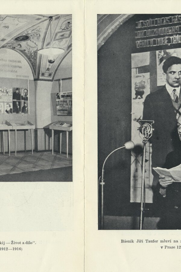 reprodukce z pražské výstavy –  Galerie Československého spisovatele, duben–červen 1950